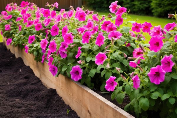 Raised Flower Bed Installation in Kennewick